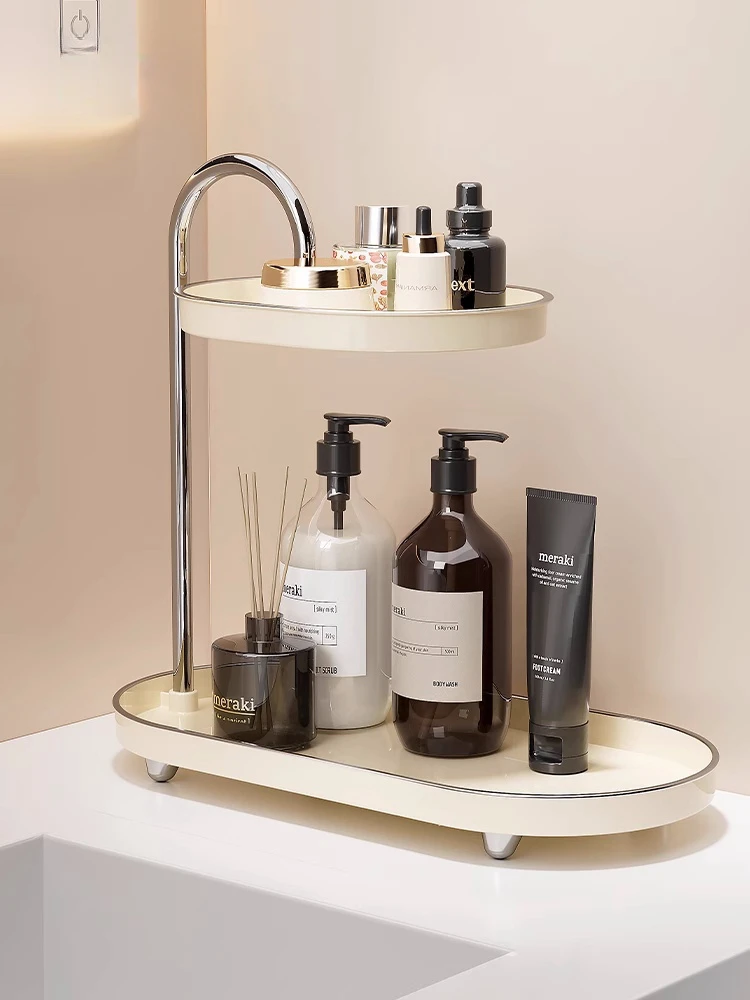 Bathroom Storage Shelf Organizer, Superior Countertop Supplies, Vanity, Toilet Multi-layer Shelving