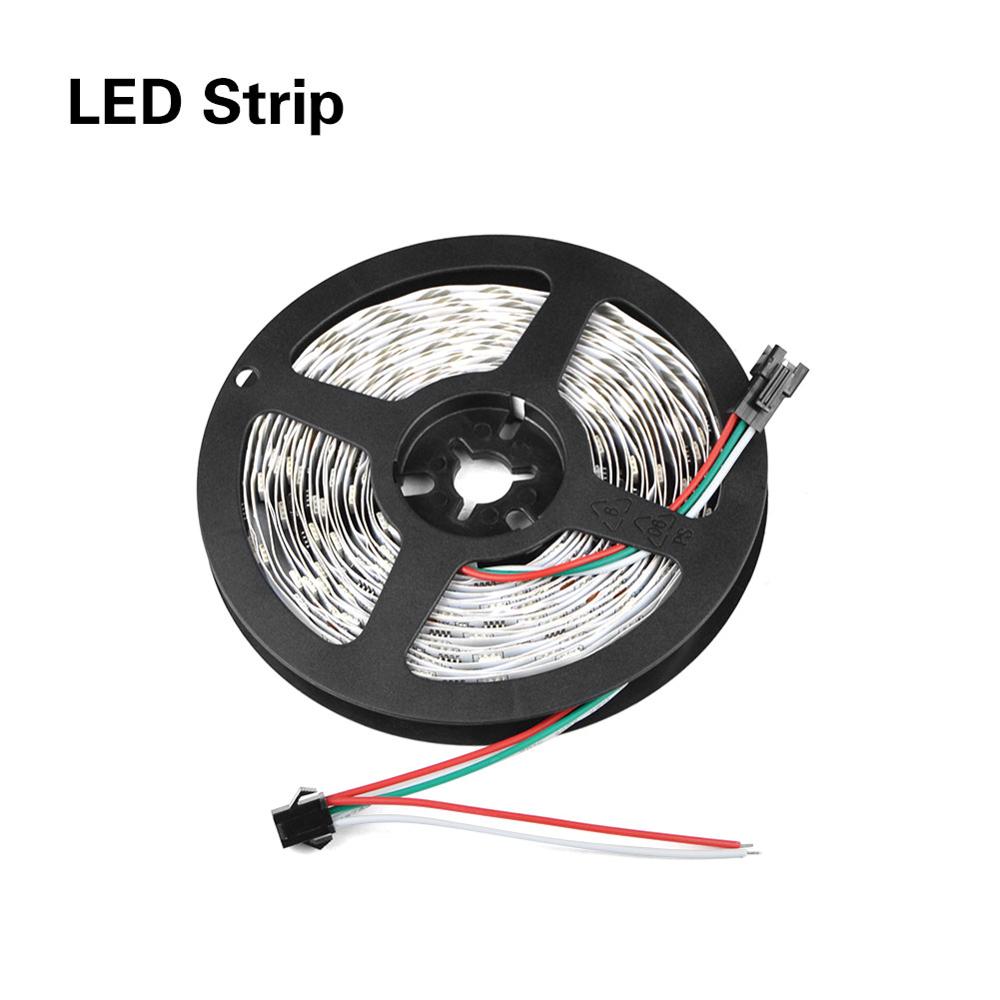 Dream Color Neon Light 1M-5M Tape 30 LEDs/M RGB Individually Addressable LED Light 2811 IC Smartled Pixel Light For TV Backlight: Only Strip / 1M