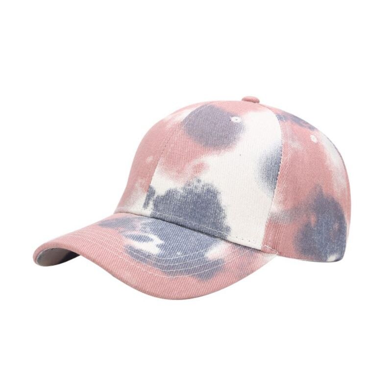 Katoenen tie-dye denim baseballpet heren en dames trend pet met klep zomer buiten vrije tijd zonnehoed: A5