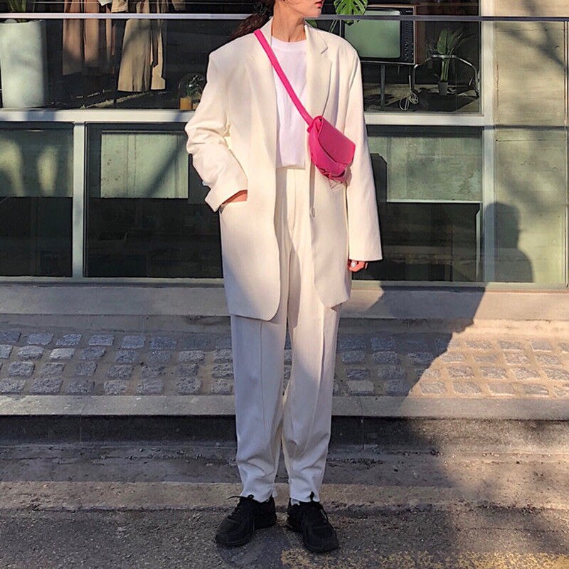 Women's bag Korean version versatile celebrity small satchel women's shoulder slung chest bag solid color retro jiaozi bag