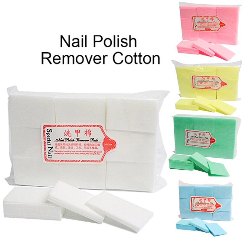 Nagellak Remover Nail Doekjes Bad Nail Cutton Pads Manicure Gel-Pluizende Doekjes 100% Katoenen Servetten Voor Nagels nail Art Tool