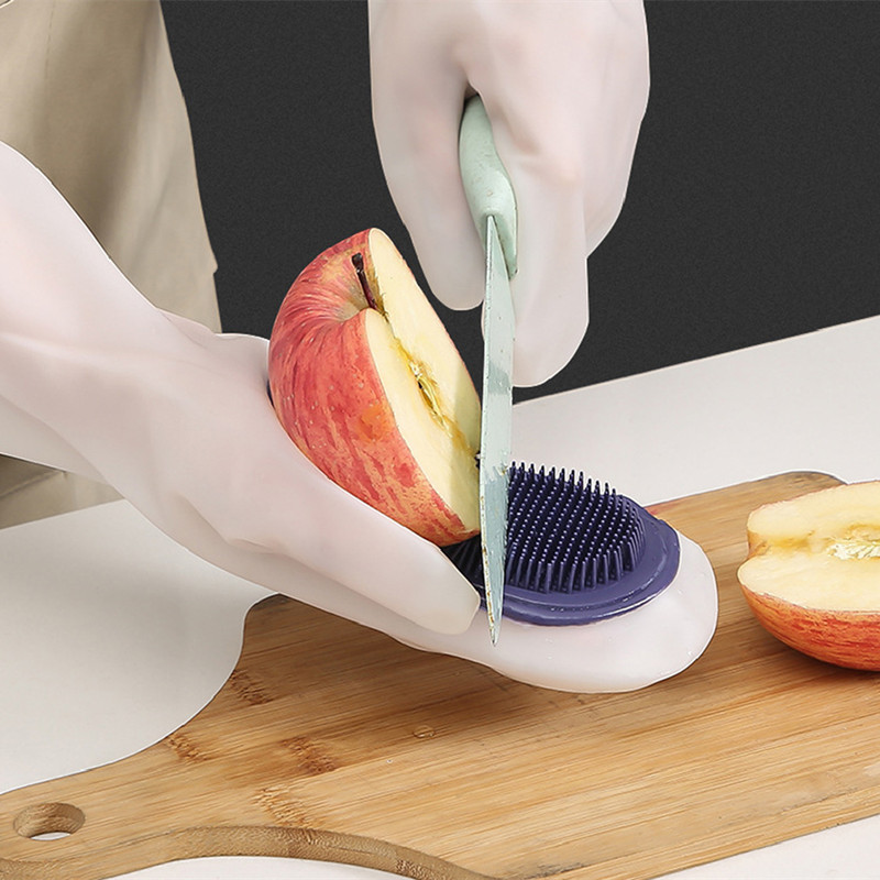 Gants magiques pour épurateur de cuisine, 1 paire, accessoires multi-usages, brosse en silicone, lave-vaisselle, nettoyage d'animaux, cuisson de fruits, cuisson domestique