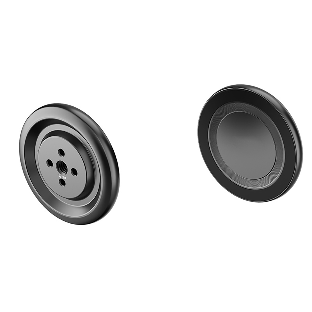 Magnetic Holder Base Plate for Magsafe to 1/4'' Arri Hole Cold Shoe Magnet Mount Adapter Phone Holder for Tripod Stand Ball head