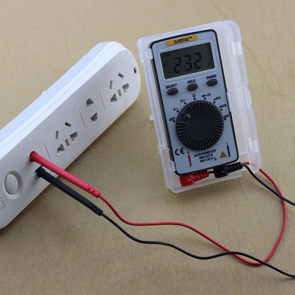 1 PC AN101 Pocket Digital Multimeter Backlight AC/DC Automatic Portable Meter
