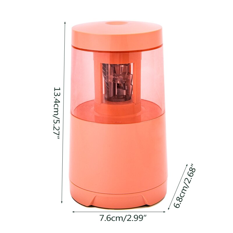 Office Electric Pencil Sharpener USB Cord Battery Powered Portabel Fit for Most Wooden Pencils Student Teachers Choice