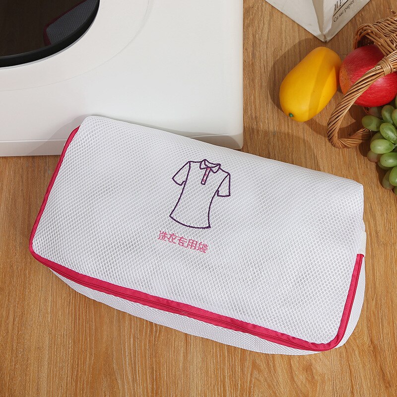 Laundry bag style Japanese embroidery washing care bag Special coarse mesh clothes washing machine bag