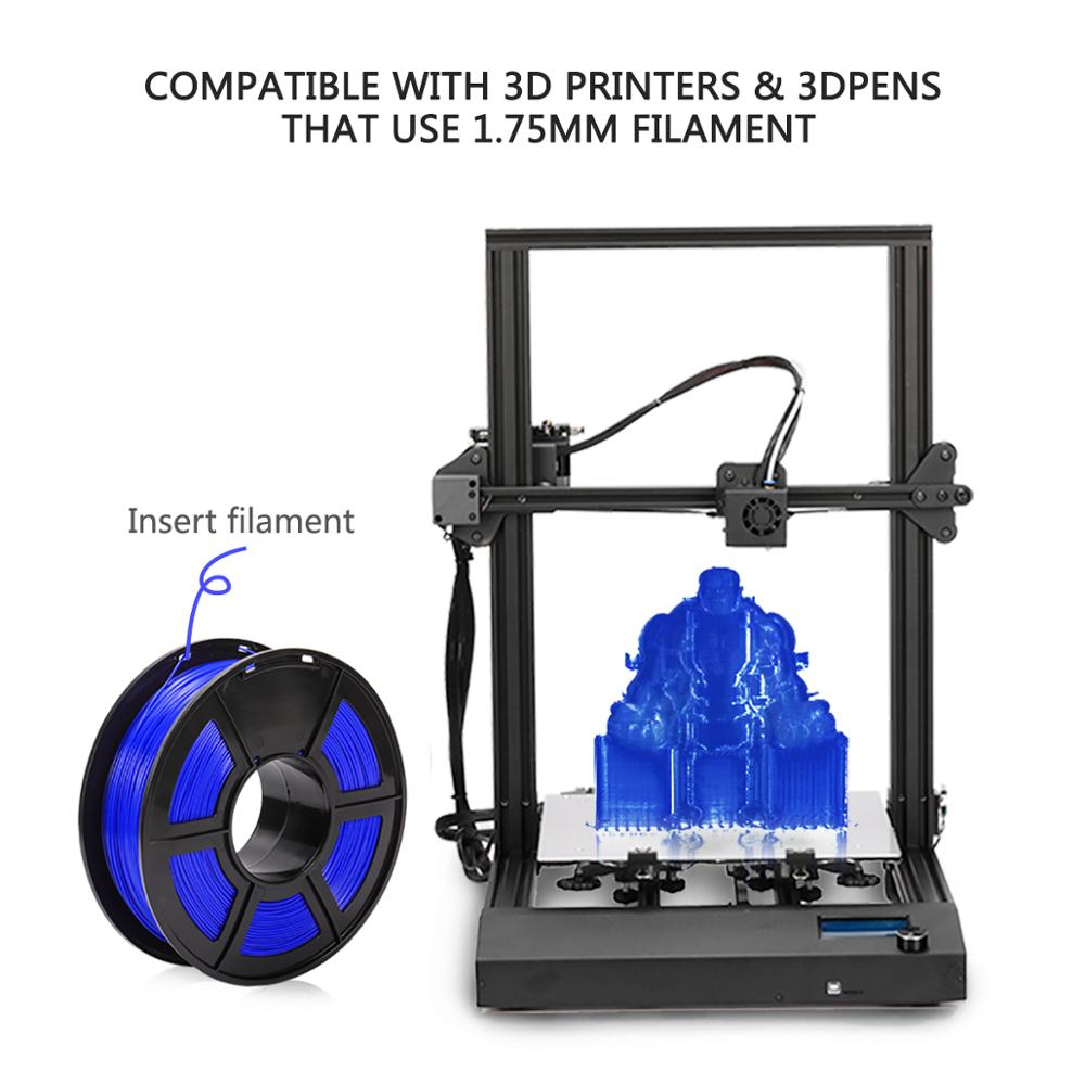 Petg新到着 3Dプリンタフィラメント 1.75 ミリメートル 1 キロスプール 100% 気泡真空包装でサポート卸売