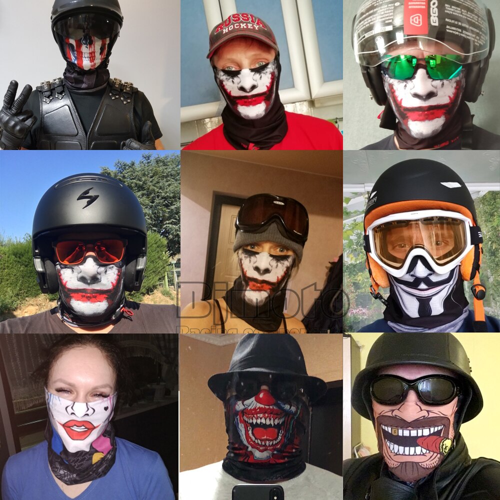 Motorcycle Balaclava Face Mask Cycling Hood Sports Ski Bike Summer UV Protection Shield Hat