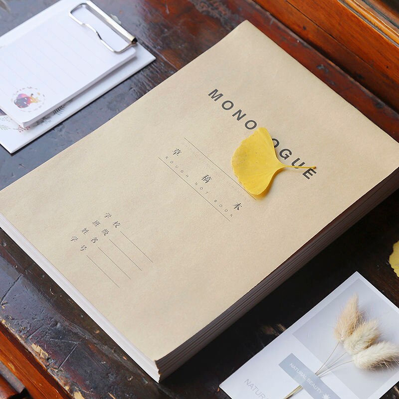 10 Stks/set Student Notepad Tekening Huiswerk School Briefpapier Notebook Draft Papier Tekening Wekelijkse Planner Student Planner Notepad: 10 Notebook