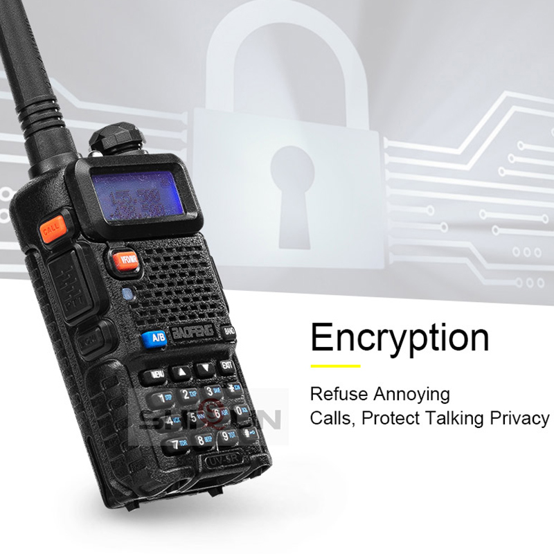 Baofeng – walkie-talkie Radio Portable UV-5R, 1 pièce, 2 pièces, Pofung UV 5R 5W VHF/UHF, double bande, Radio CB bidirectionnelle UV5r UV-82 UV-9R