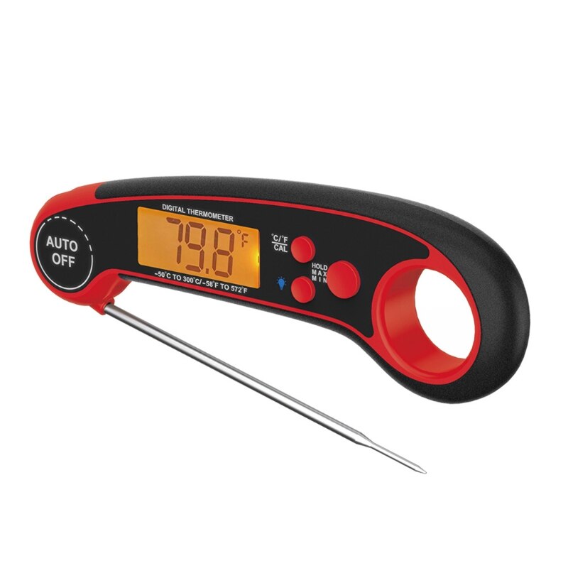 Instant Read Vlees Thermometer Waterdichte Digitale Voedsel Thermometer Met Achtergrondverlichting