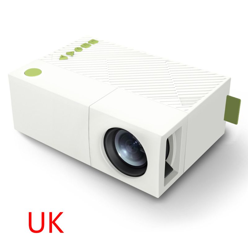 YG310 Tragbare Projektor Heimkino LED Licht Projektor Neue 1080P hoch Definition: UK Stecker