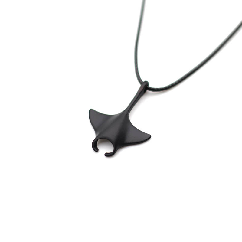 Unieke zeedier Manta ketting voor mannen cadeau voor vriend strand ketting mannelijke accessoires hanger ketting surf ketting