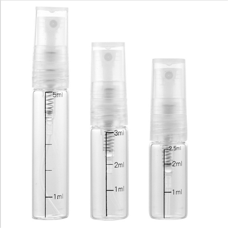 Draagbare Transparante Schaal Spray Fles Plastic Parfum Navulbare Fles Verstuiver Parfum Sub-fles Reizen Cosmetische Container