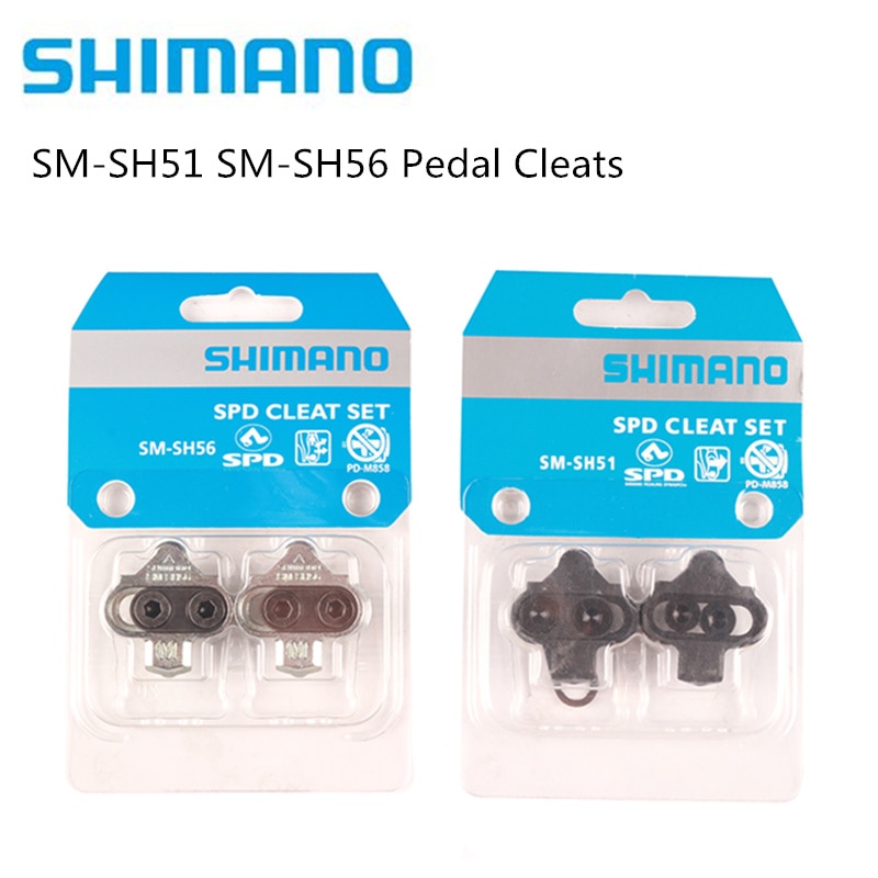 Shimano spd sm  sh51 sh56 poljinpidikkeet levypyörä kelluva maastopyörän kiinnikkeet  sh51 sh56 m520 m540 m8000 m8020 alkuperäistä shimanoa