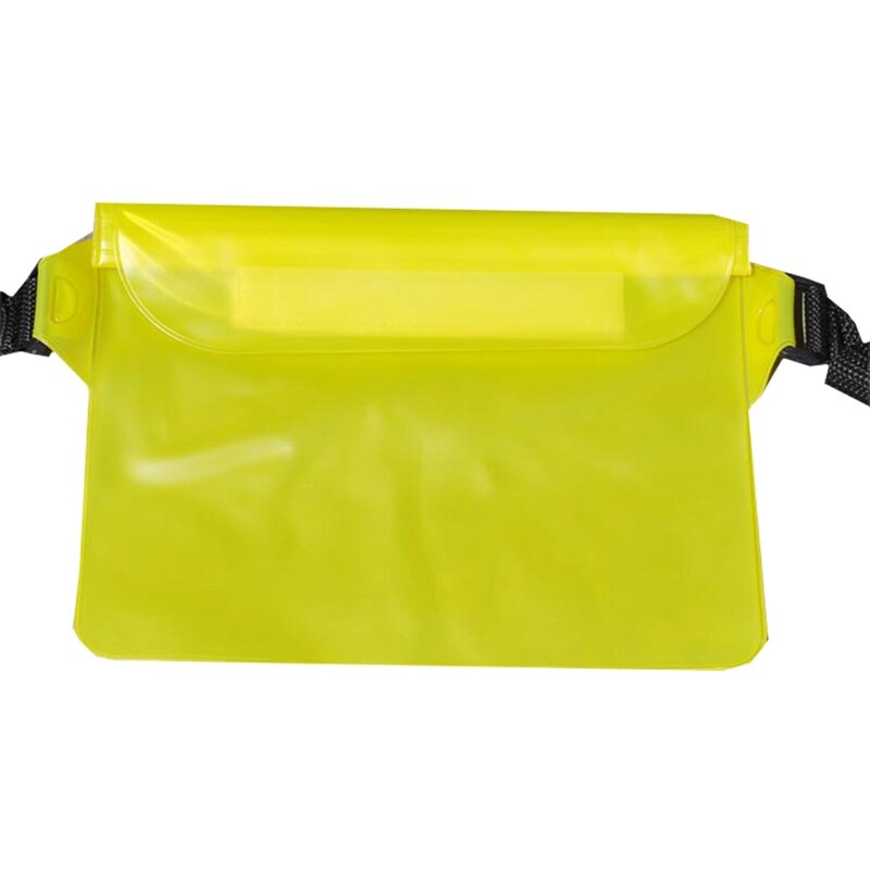 Waterproof Swimming Bag Underwater Dry Shoulder Waist Pack Drift Diving Bag Pocket Pouch Skiing Snowboard Mobile Phone Bags Case: Yellow