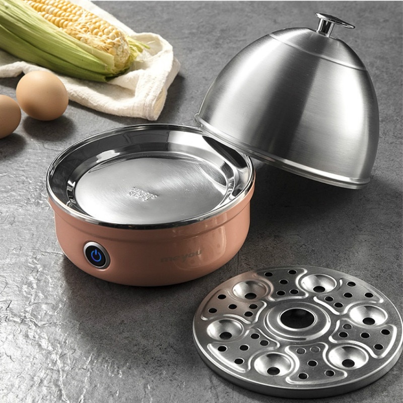 Anti dry burn, power-off egg steamer, Egg Cooker, household one key operation, stainless steel egg steamer, egg maker