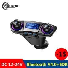 Universal FM Transmitter Handsfree Bluetooth Car BT06 MP3 Dual USB Receiver Stereo Music Transmitter Bluetooth Emergency Power
