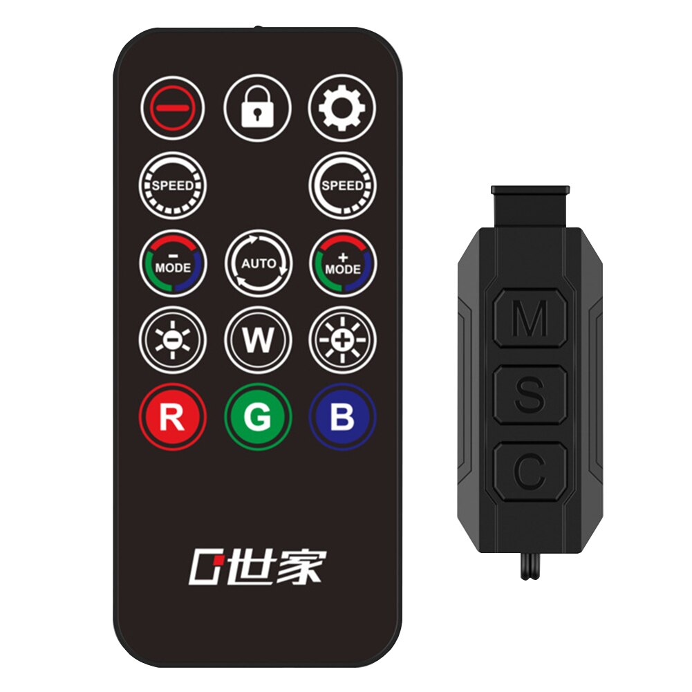 Symphony Edition versus Remote Control ARGB Mini Remote Control for PC Case LED Light Strip 5V 3Pin Wireless Controller
