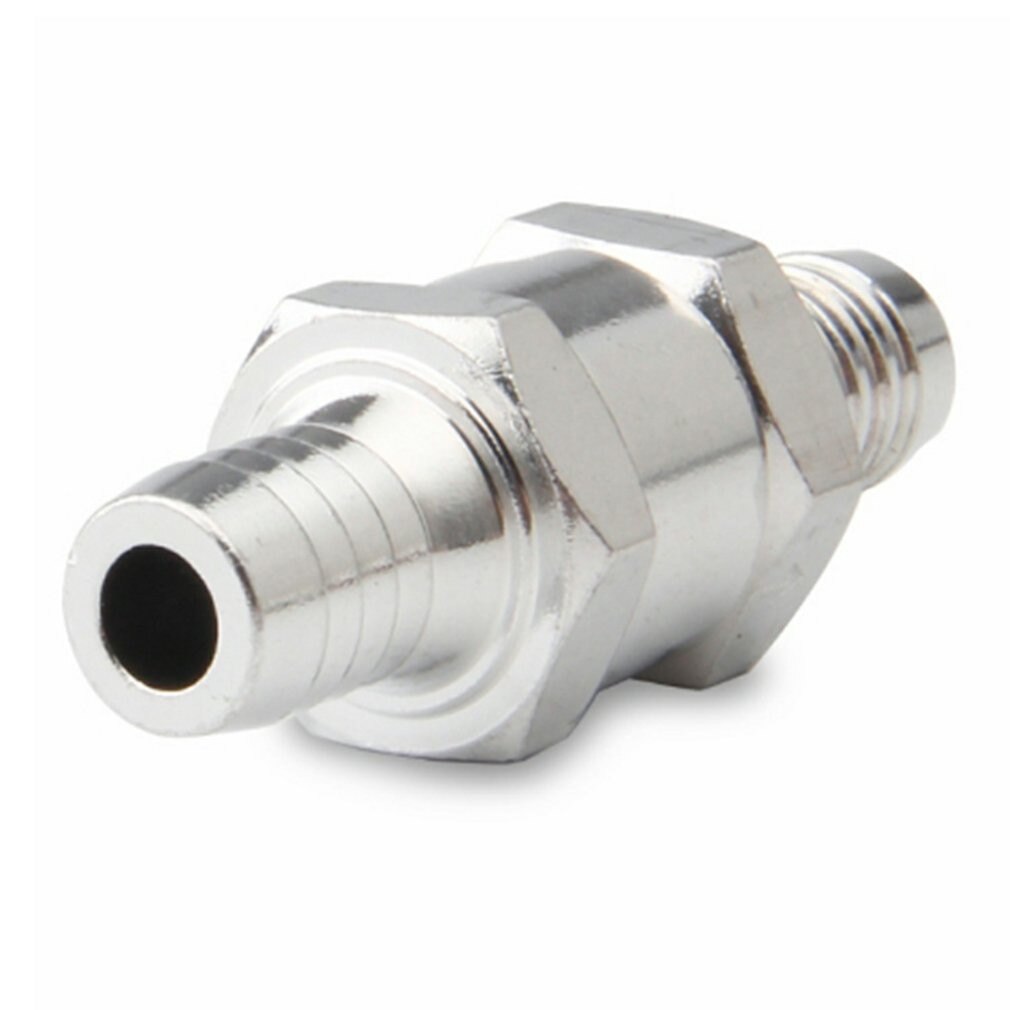 Aluminum Alloy One-way Fuel Pump Check Valve Gasoline Diesel Show Fluid Flow Direction Fuel Pump Check Valve