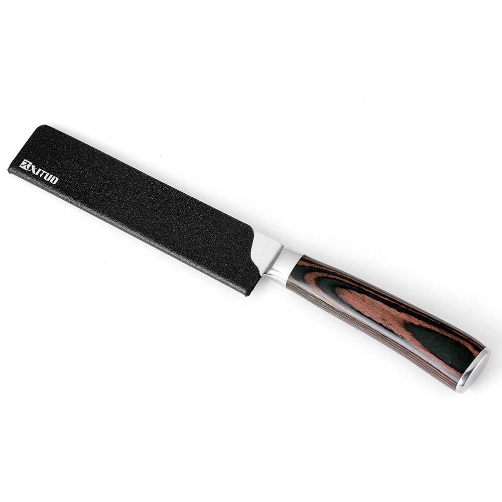 Xituo 8 " 7 " 6 " 5 " 3.5 " kokkekniv skede udskæring grøntsagsskæring santoku skæreknive køkkenknive skeder værktøj sort