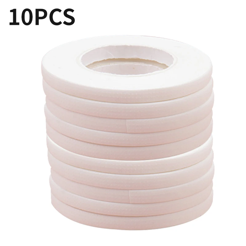 Cinta de microporos para maquillaje de pestañas, suministros de extensión de pestañas, accesorios, cinta de microporos para cilios, 5/10 piezas: YELLOW