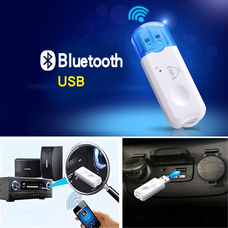 1 Pc Portable Bluetooth Audio Receiver USB Bluetooth Adapter Plug And Play Car Speaker Bluetooth Call Stereo