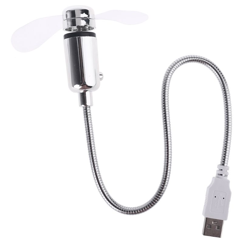 Mini Mobile USB Powered Cooling Fan Flexible Goose Neck Air Blower For Desktop PC Computer Laptop Notebook Tablet