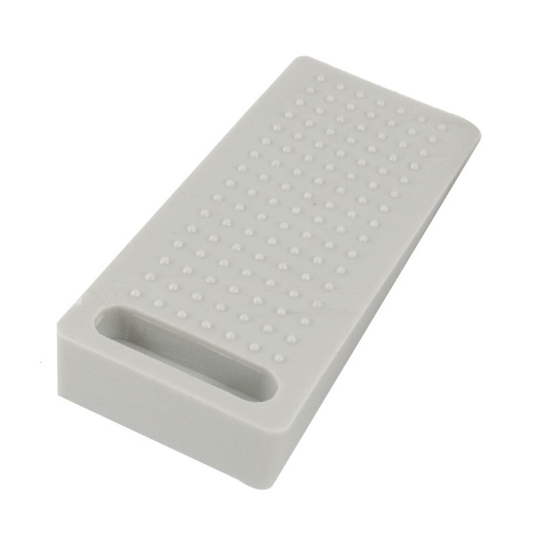 2 stuks Rubber Deur Stop Wedge Grijs voor Hout Tegel Vloeren
