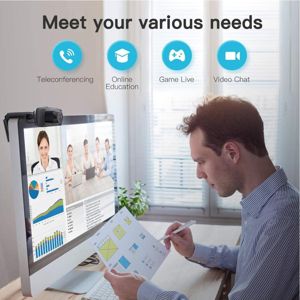 1080P HD USB Webcam Mini Computer PC Web Camera with Microphone Laptop Camera Autofocus full HD Computer Widescreen Video webcam