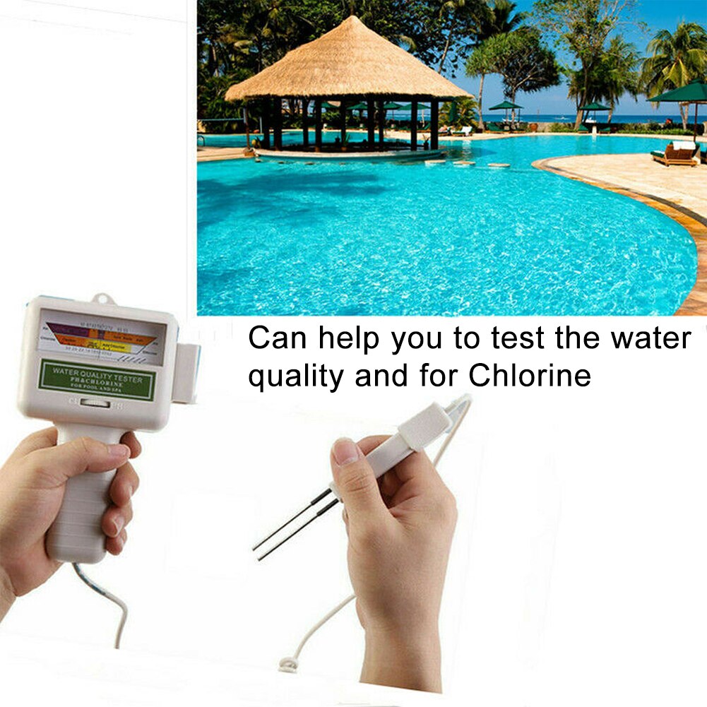 For Chlorine Level Outdoor Beach Swimming Pool Water Spring Portable Handheld Digital PH Tester Home Multifunction