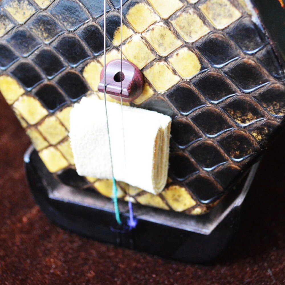 Miękka zamszowa poduszka filtrująca poduszka dźwiękowa dla akcesoriów Erhu/Urheen dla chińskiego Erhu