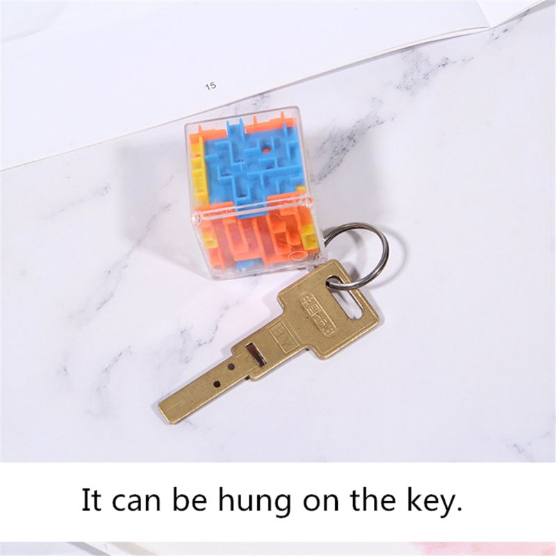 3 Kleuren Puzzel Doolhof Speelgoed Hersenen Spel Uitdaging Fidget Speelgoed Balans Educatief Speelgoed Sleutelhanger Kinderen Speelgoed