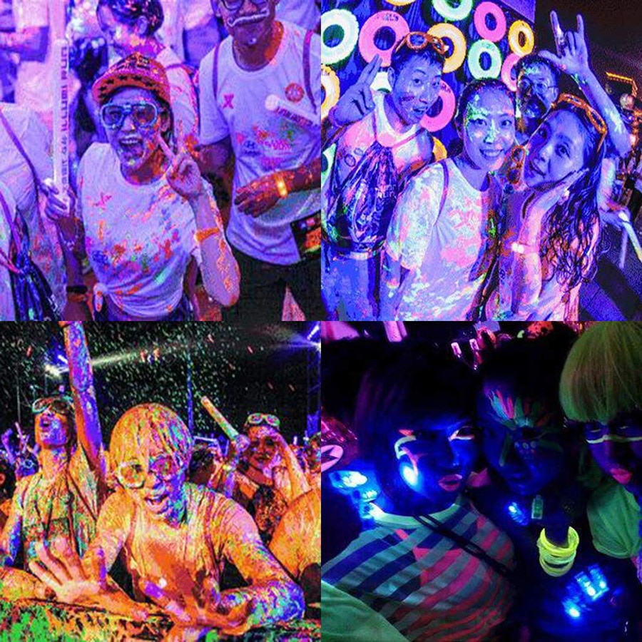 UV LED Floodlight 30W 60W Ultra Violet LED Black Light with on/off switch AC85-265V IP66 Waterproof DJ Disco Party Stage Light