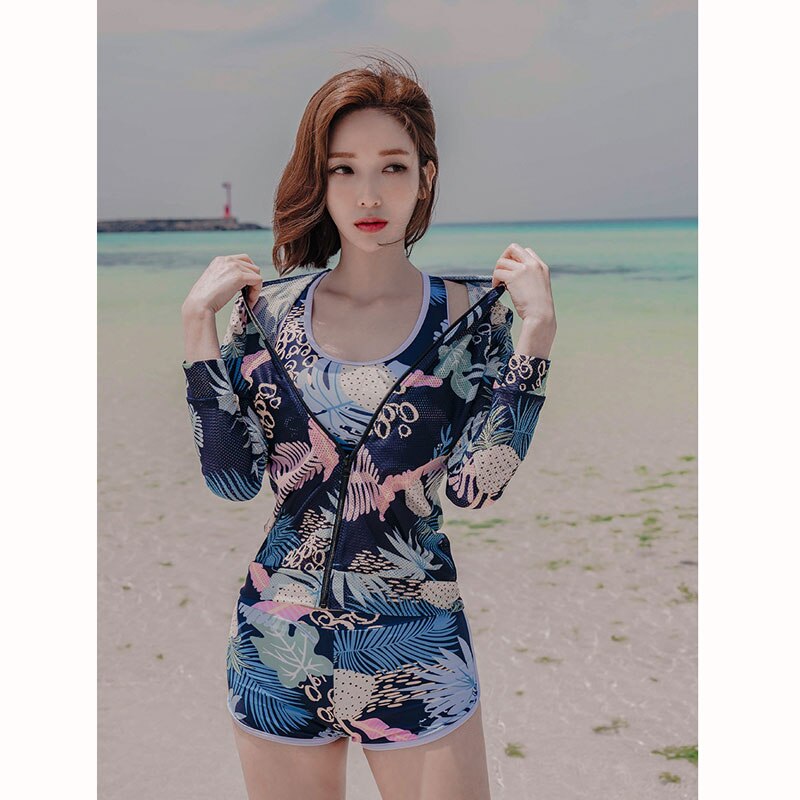 Women's Rashguard UV Sun Protection Surf Basic Skin Wetsuit Quick Dry