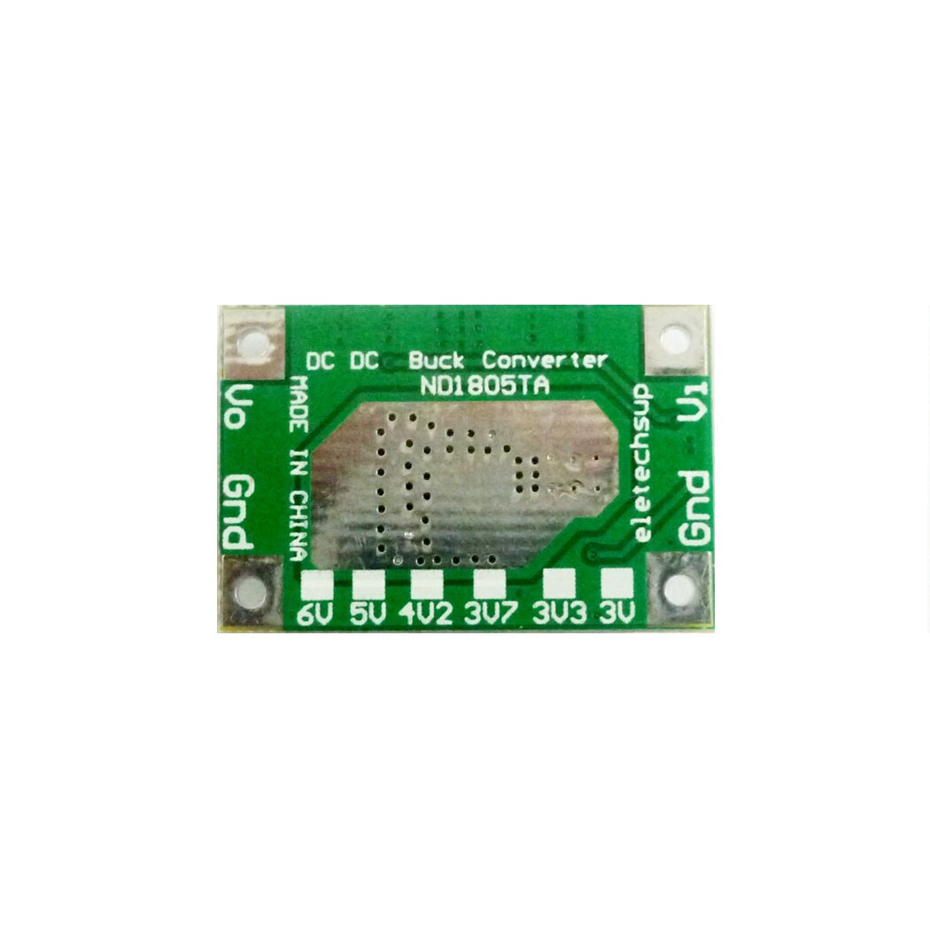 Mini-Size 5a Dc-Dc Gereglementeerde Buck Converter Module 4.5V-18V Naar 3V 3.3V 3.7V 4.2v5v 6V