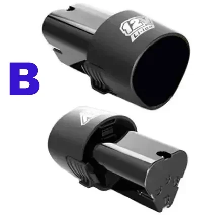 Destornillador eléctrico tipo B 100% Original, batería de carga universal, taladro eléctrico, batería de iones de litio, 12V, 9800mAh