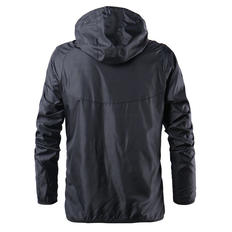 Outdoor Sports Windproof Water Resistant Outwear Sporting Coat Running Training Cycling Boys Hooded Zipperr Jacket