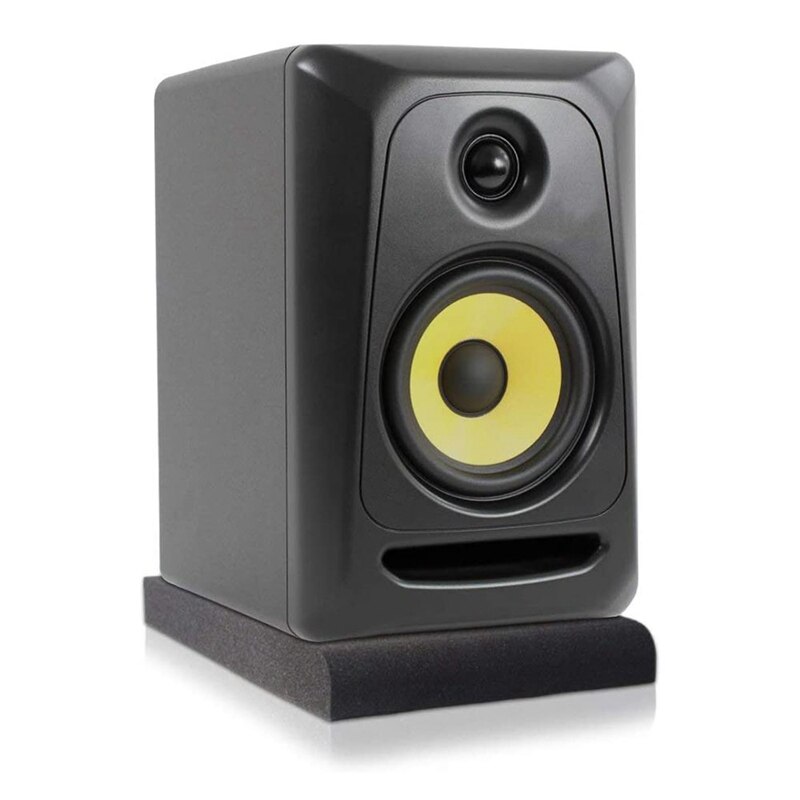1 set geluidsdichte pads studio monitor isolatie pads hoge dichtheid studio monitor isolatie pads voor 5 inch luidsprekers