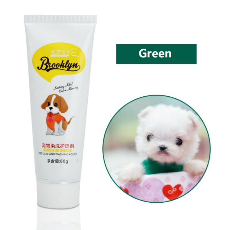 ! Tinte brillante para el pelo de gatos perros mascotas, 80g, TSLM2