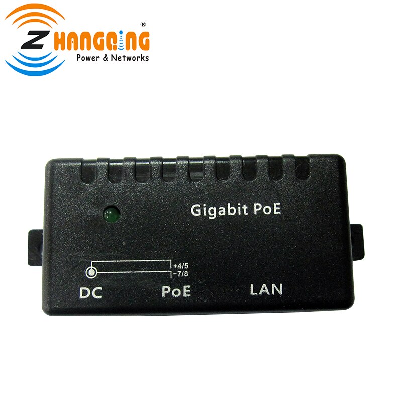 Free Ship Passive PoE injector Gigabit 10/100/1000 Mbps Wall Mount Network Patch Panel for Hikvision IP Camera, VOIP, WiFi AP