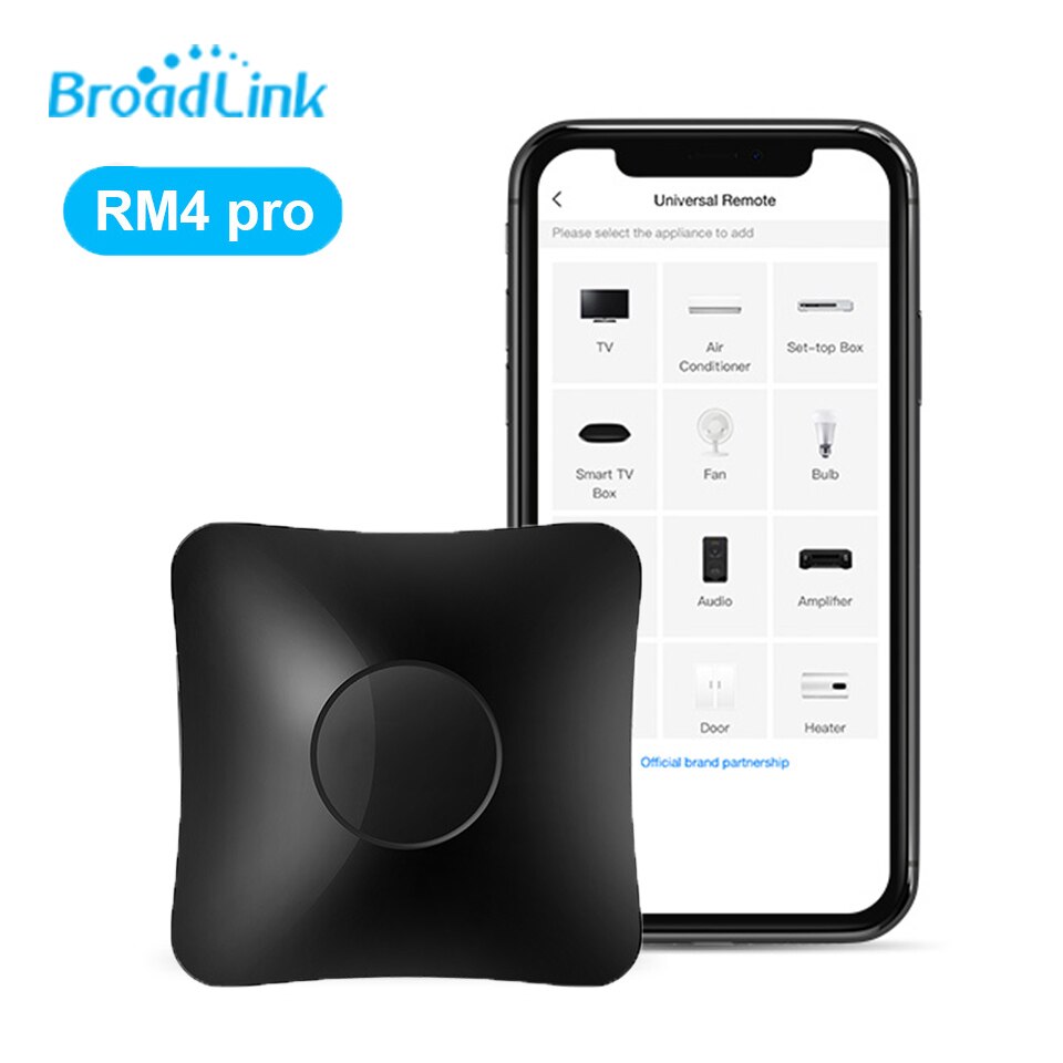Broadlink Bestcon RM4 Pro/RM4C Mini Universal Intelligent Remote Controller Smart Home WiFi+IR+RF Switch work with alexa