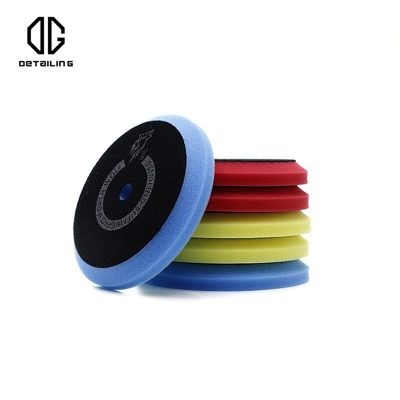 Detaillering Concurrerende Pirce Da Foam Bufffing Pads Duitse Spons Polijsten Pad Voor Buffing Machine: 6 pcs yellow pad