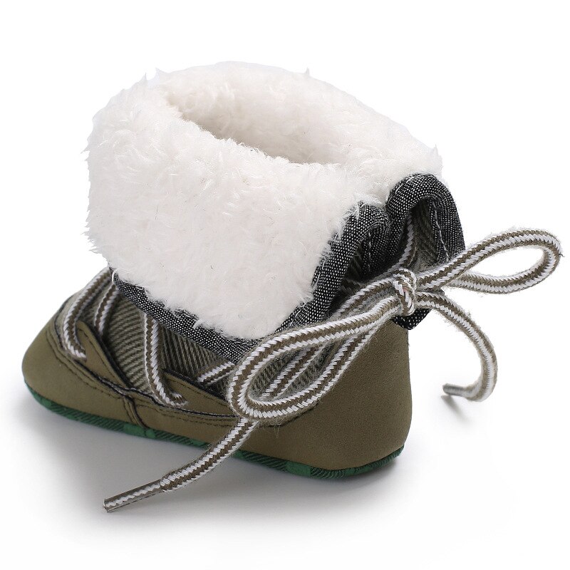 DkDaKanl baby boy Winter peuter laarzen baby lace up zachte bodem super houden warme sneeuw schoenen LPJ004