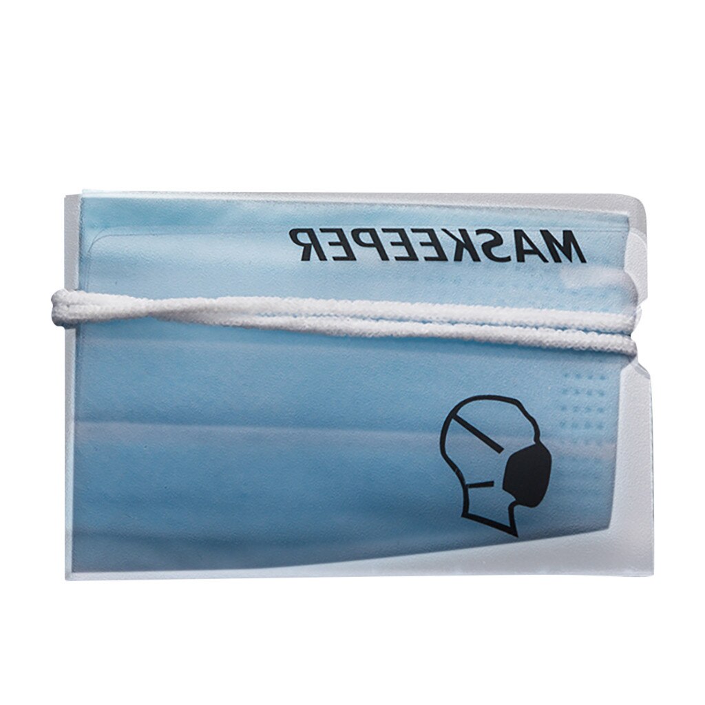 1PC Faltbare Maske Lagerung Clip Kunststoff Portable Storage Tasche Nette Maske Box Maskeeper Organizer Container Fall Maske Keeper: A