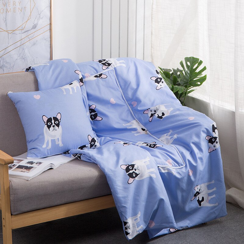 Pudedyne dobbelt-brug multifunktion dobbelt lynlås foldbar blød til bil kontor sofa xhc 88: Bulldog