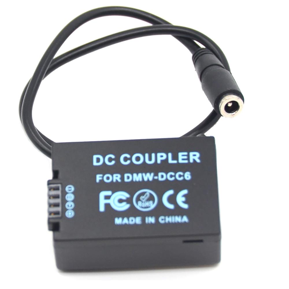 Dmw-dcc 6 dc koppeling dmw-bmb 9 bmb 9 dmw-bmb 9e dummy batterij past op stroomadapter oplader voor panasonic dmc -fz45 fz62 fz70 fz150 fz100