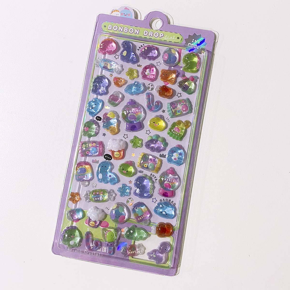 Cute Cartoon 3D Stickers Kawaii Deco Stickers DIY Phone Luggage Motorcycle Laptop Suitcase Decal Sticker: Red