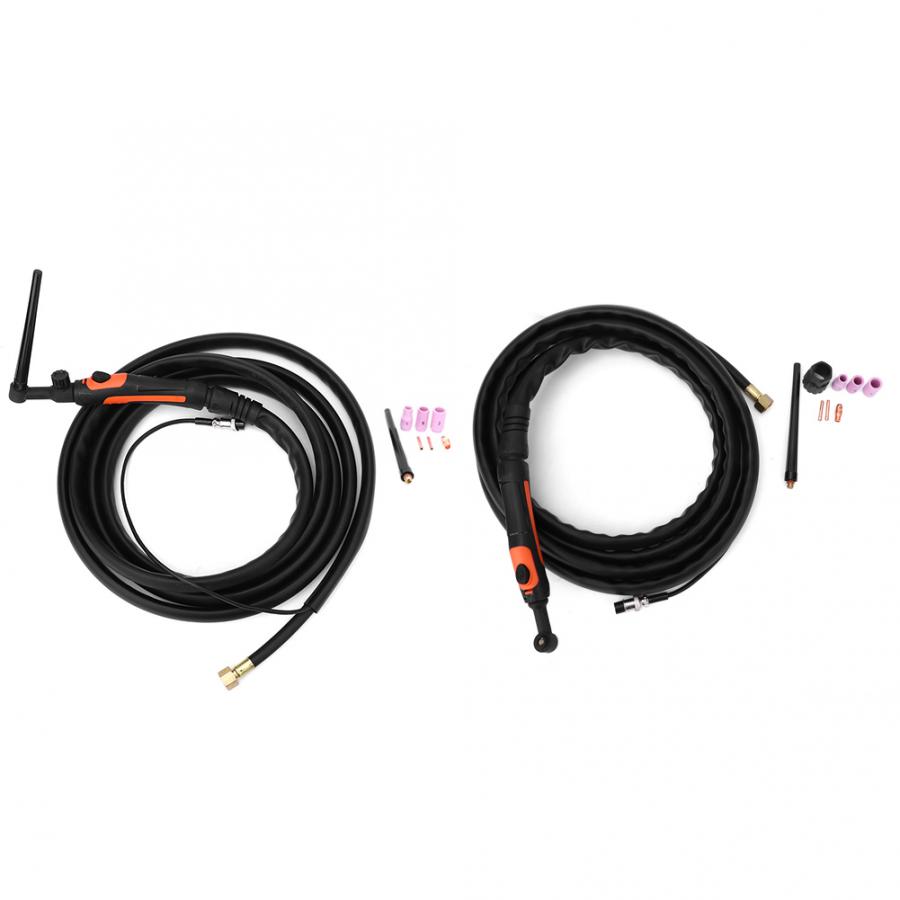 Kit de antorcha de soldadura TIG 0,5-1,6mm varilla de tungsteno M16x1.5 interfaz de aire con Cable de 4m