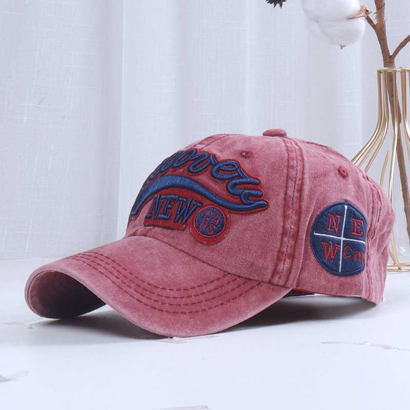 100% gewaschen Denim Baseball Kappe Snapback Hüte Sommer Herbst Hut für Männer Frauen Caps Casquette Hüte Brief Stickerei Gorras